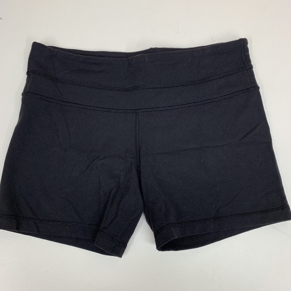 lululemon athletica Pants - LULULEMON Black Running Cotton Shorts 8